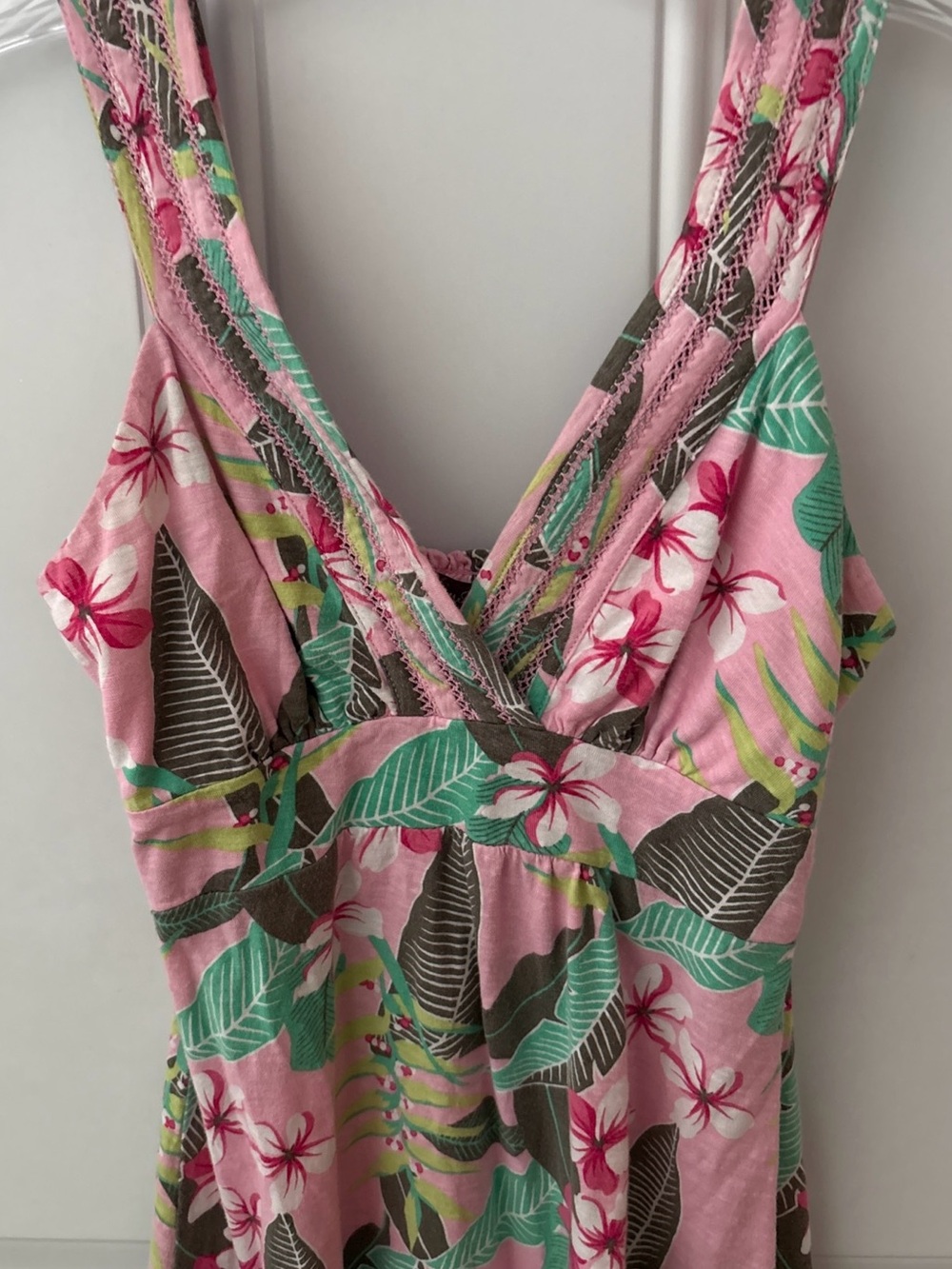 Tommy Bahama Women’s Floral Pink Tropical Dress Sz XS
